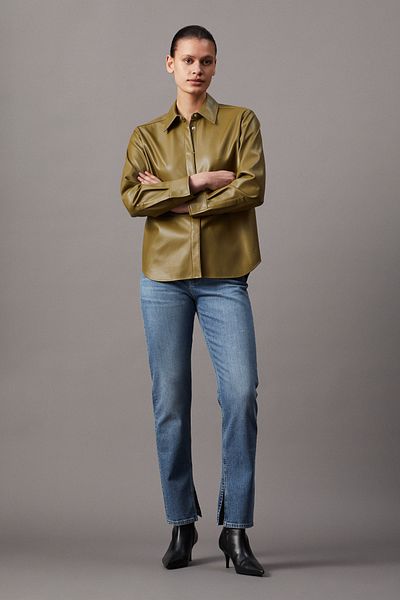 Calvin Klein Autentické Slim Fit Straight Kalhoty