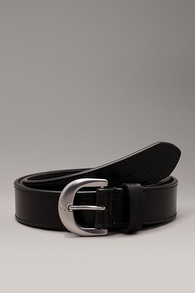 Calvin Klein Jeans 25mm klasický kulatý Lthr pás