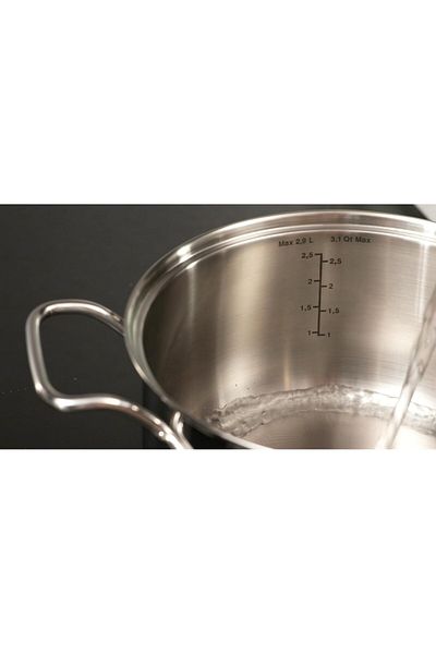 TEFAL Intuition 6 pc set | saucepan 16 cm+lid , stewpots 20/24 cm Premium Stainless Steel 18/10| B864S674