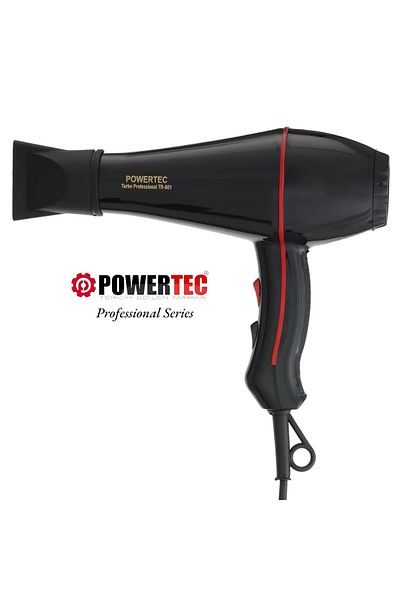 POWERTEC Turbo Professional Tr-601 2500 W Blow Dryer New Version with 2.7m Long Cable