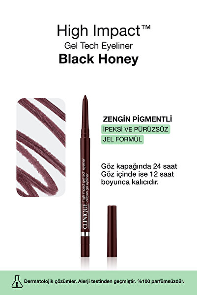 Clinique High Impact™ Gel Tech Eyeliner 0.35g - Black Honey | İpeksi ve Pürüz...