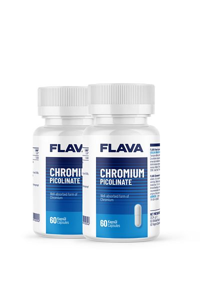 FLAVA Chromium Picolinate - 60 Capsules X 2 Pieces