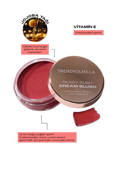 Trendyolmilla Beauty Cherry Bomb Cream Blush – feuchtigkeitsspendend und nährend TKZAW25LK00000