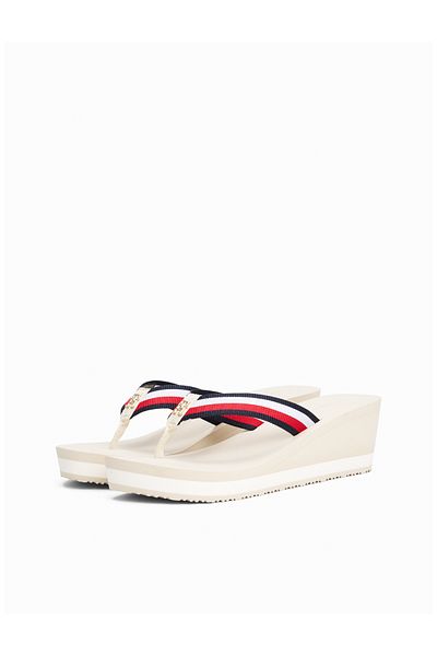 Tommy Hilfiger TH CORPORATE WEDGE STRANDSZANDÁL