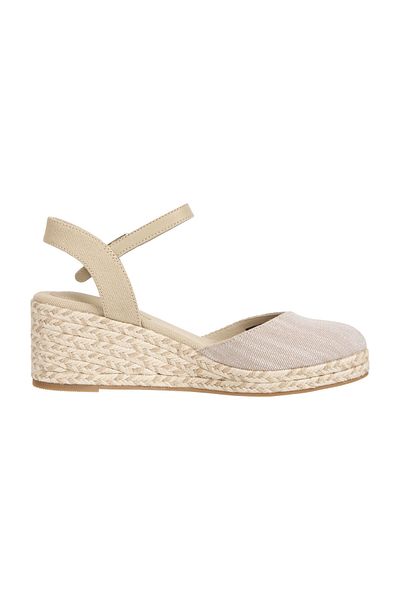 Tommy Hilfiger Chambray Mid Wedge Espad - Туфлі на танкетці