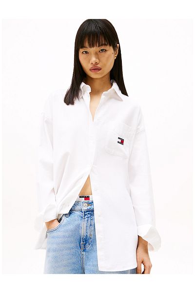 Tommy Hilfiger ODZNAKA TJW OVS - Rozszerzenia koszuli Oxford
