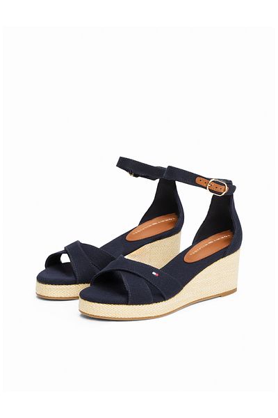 Tommy Hilfiger FLAG CRISS-CROS MID WEDGE ESPAD