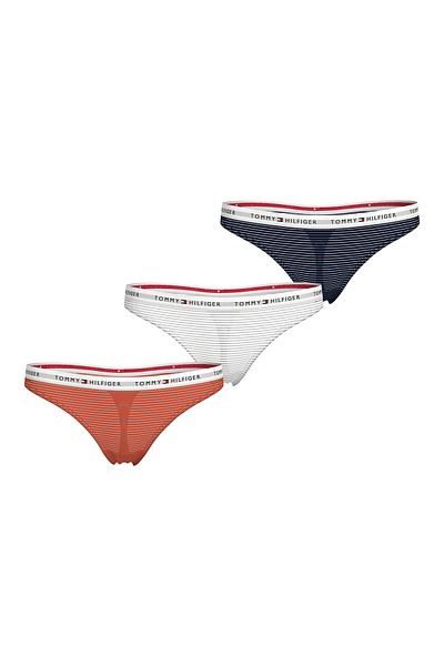 Tommy Hilfiger Διχτυωτό στρινγκ 3 συσκευασιών