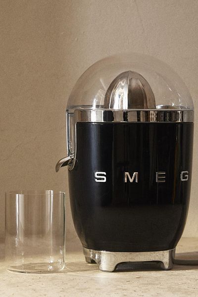 SMEG 50's Style Citrus Black Juicer - Cjf11Bleu