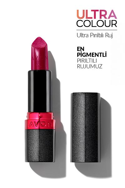 AVON Ultra Shimmer Lipstick - Rosy Lumos