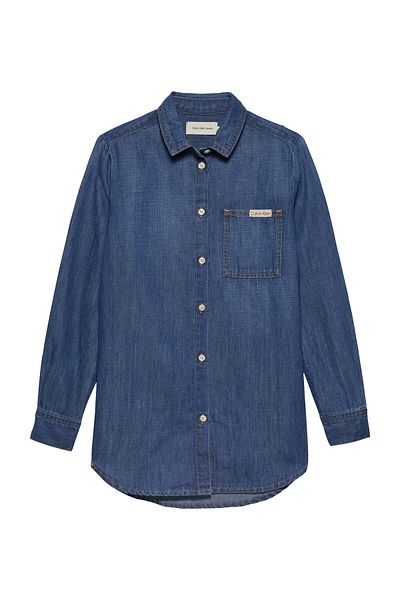 Calvin Klein Cămașă din denim Serenity - LW MID