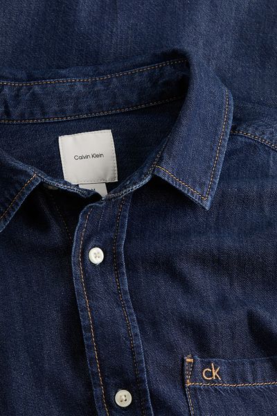 Calvin Klein LYOCELL RINSE KÉK L/S ING
