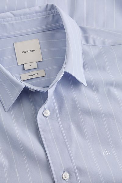 Calvin Klein TRIOC POPLIN MULTI STRIP L/S