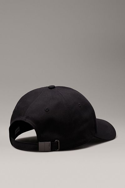 Calvin Klein Atmungsaktive Herren-Sportmütze aus Baumwolle mit verstellbarer Metallschnalle in Schwarz K50K 511987 -BEH