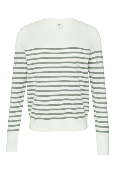 s.Oliver Πλεκτό pullover, casual, crew λαιμόκοψη, ρίγες