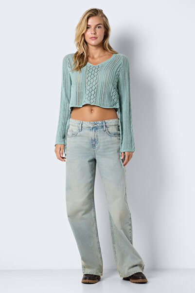 Noisy May Aqua šedá mikina pro ženy a dívky