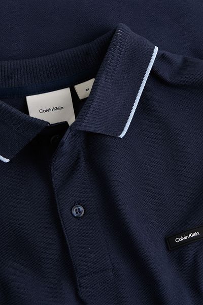 Calvin Klein Ανδρικό μπλουζάκι πόλο STRETCH PIQUE MULTI TIPPING POLO