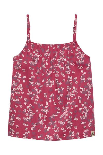 Calvin Klein Flower Aop Strap Top