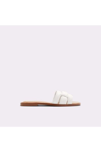 Aldo Elenaa white women's sandals