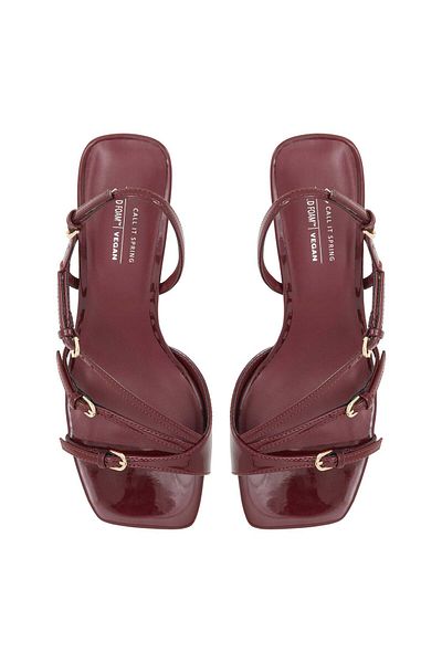 Call it Spring Dianah maroon women's high heeled shoes