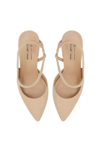Call it Spring Miischa Beige Women's Heeled Shoes