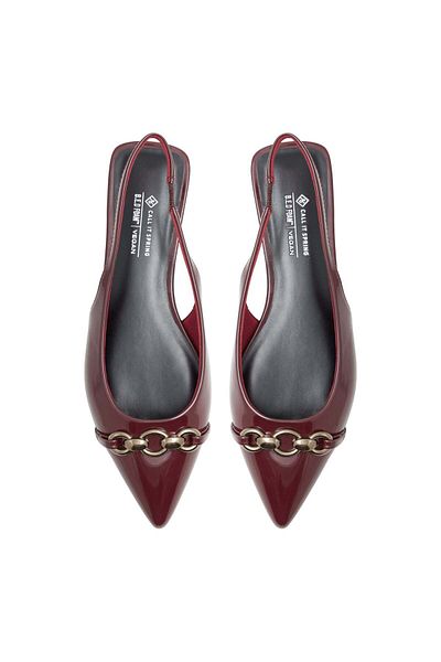 Call it Spring Darya maroon women's flat shoes