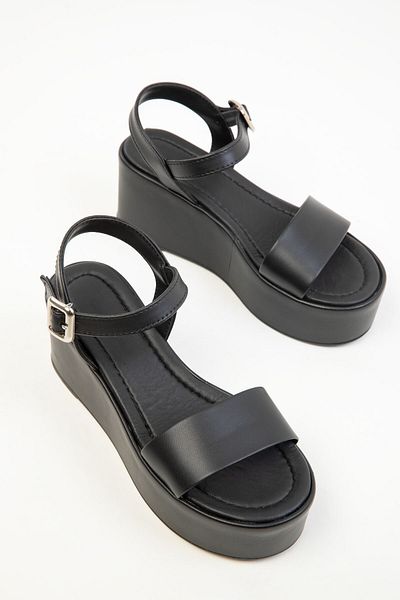 SOHO Sandale negre de damă 20333
