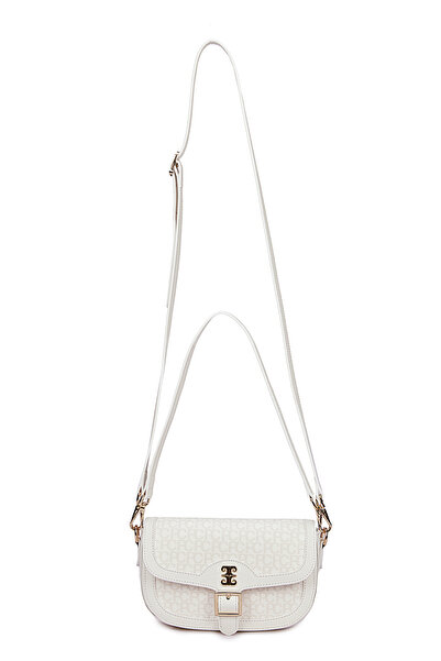 Pierre Cardin Geantă de umăr pentru femei White Bone 05PO25Y2008