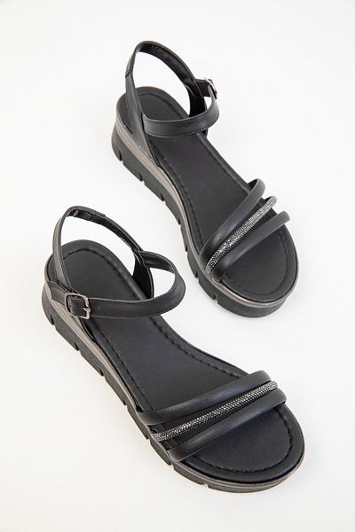 SOHO Women's Black Sandals 20331