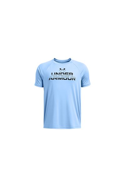 Under Armour Boys' Tech ™   Split Wordmark Short Sleeve T-Shirt
