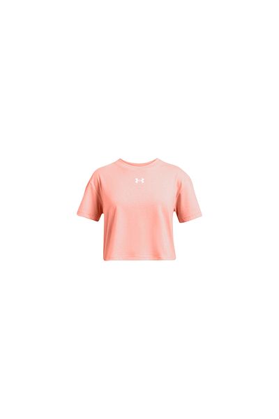 Under Armour Girls' Crop Sportstyle Logo Short Sleeve T-Shirt