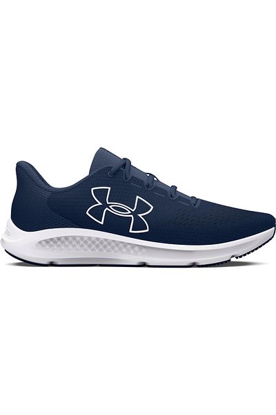 Under Armour حذاء الجري UA Charged Pursuit 3 للرجال - شعار كبير، 3026518 -400