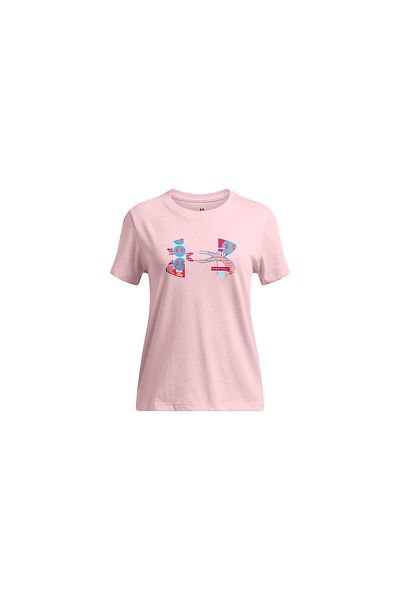 Under Armour Girl's Ua Logo Large T-Shirt 1389769 -647