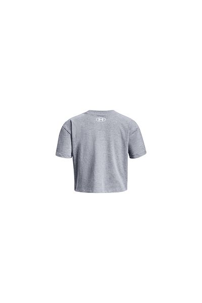 Under Armour Girl's UA Crop Sportstyle Logo Short Sleeve1380878-035