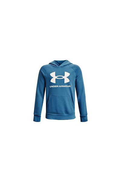 Under Armour Boy Ua Rival Fleece Big Logo Hooded Top 1357585-183