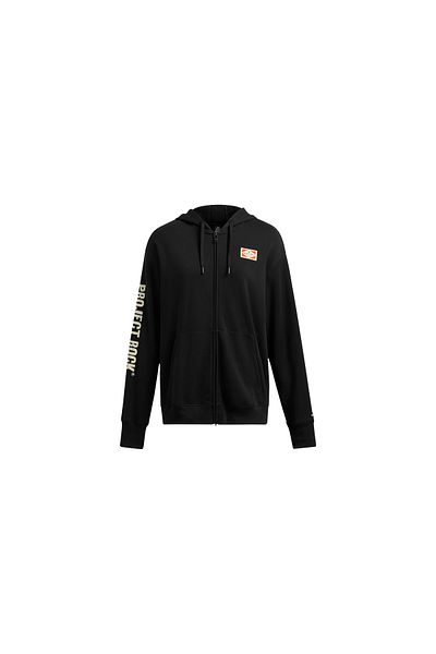 Under Armour Women's Ua Project Rock Heavyweight Full Zip Hard Horse Wrk Sweatshirt 1386446 -001