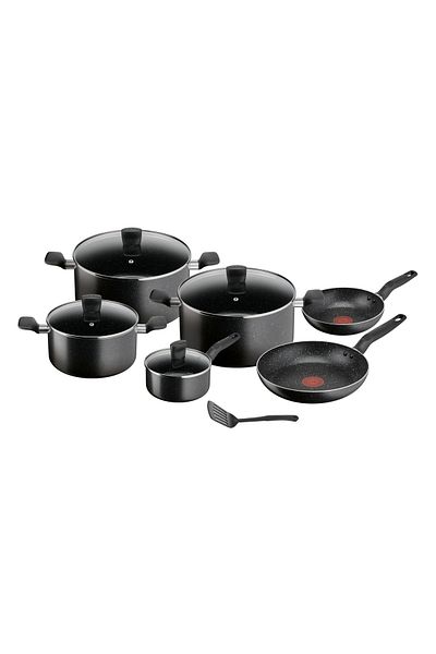 TEFAL Dark Stone | 11 pc set | Non-stick Cookware | B491BS85