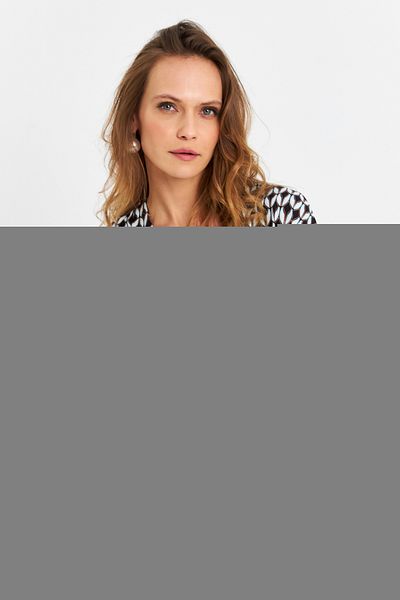 Cool & Modest Γυναικεία Casual Μπλούζα Multi V Neck MLPP643