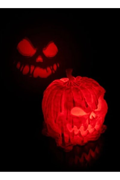 3D Brothers اليقطين المنحوت - إضاءة حائط ساحرة لأجواء الخريف