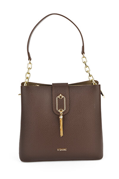 Ziya Жіноча сумка через плече та ручна сумка: 143979Z3050 Кавова з облямівкою