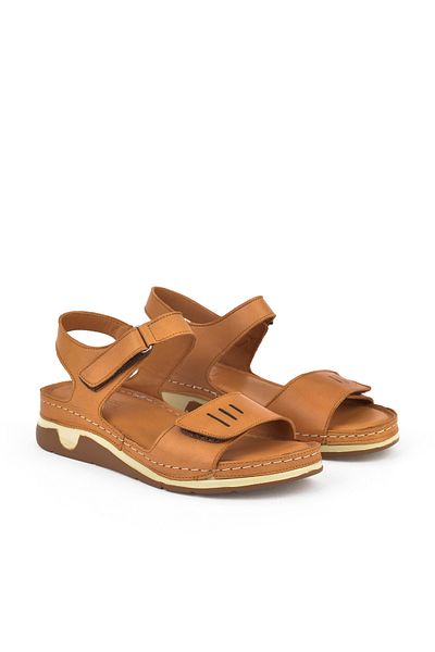 Ziya Sandale de damă din piele naturală 1511008 Z22 Tan