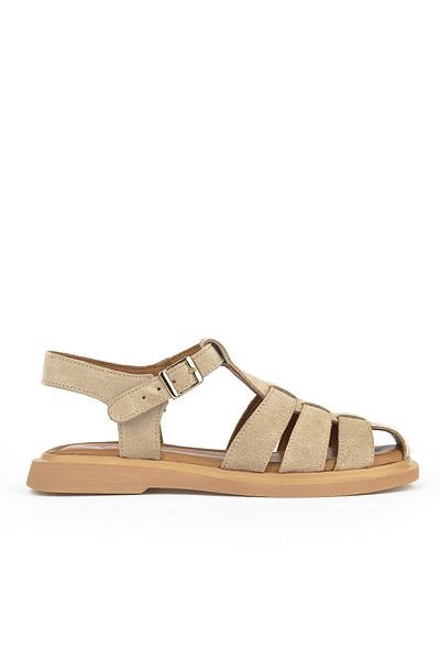 Ziya Sandale din piele Beige Piele autentică pentru femei 1511047 Z6002