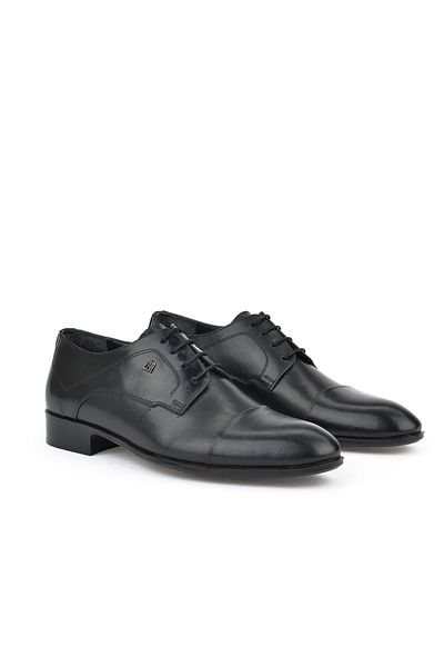 Ziya Ανδρικά Παπούτσια Classic από γνήσιο δέρμα 151985Z1040 Μαύρα
