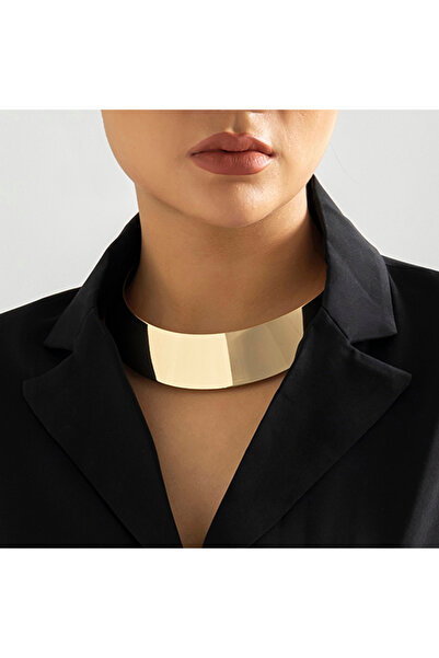 Choice Gold Color Exaggerated Chunky Metal Wire Torques Choker Necklace Women...
