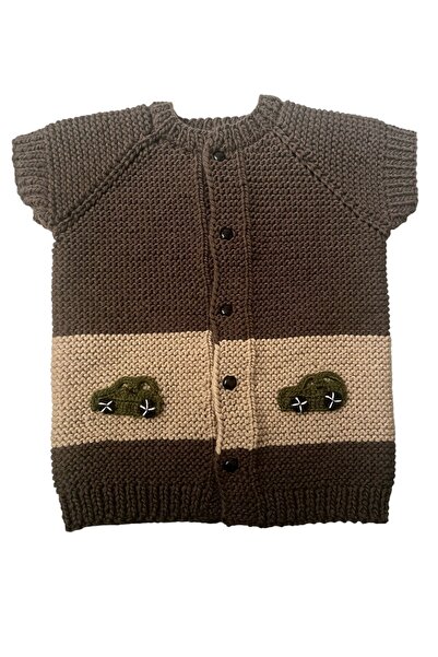 ŞengülKozmetik Baby Boy Vest Car Patterned 30X38