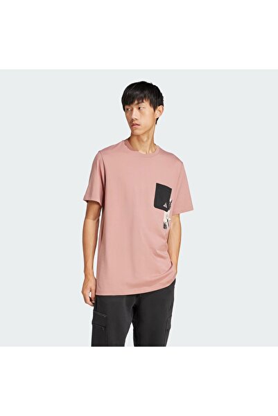 adidas Lens Elevated Pocket Graphic Mens T-Shirt