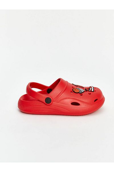 LC Waikiki Lcw Steps Red Printed Boys' Beach Sandals