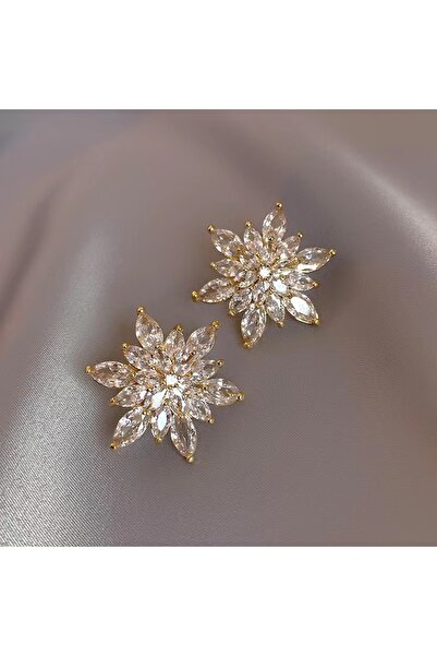 Choice HE10935-1 أقراط مرصعة بالكريستال الفاخر مبالغ فيها للنساء بتصميم أنيق ...