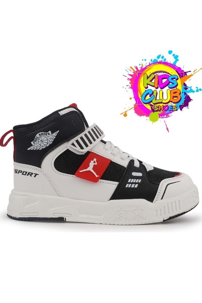 Kocamanlar Ayakkabı High-Top Lightweight Children's Sports Shoes Red