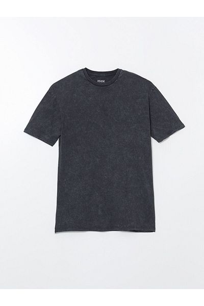 LC Waikiki Anthracite Crew Neck Women's T-Shirt
